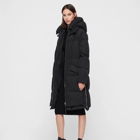 All Saints Ester Parka Puffer Coat - Picture 4 of 7